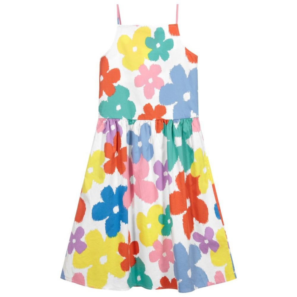 Stella McCartney organic cotton girls floral sundress